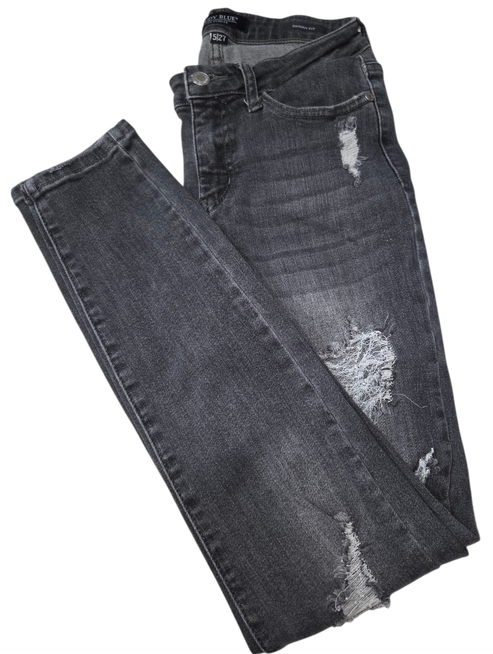 Judy Blue Distressed Skinny Fit Jeans..5/27